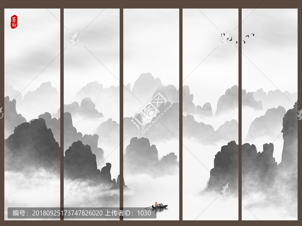 巨幅山水畫(huà)