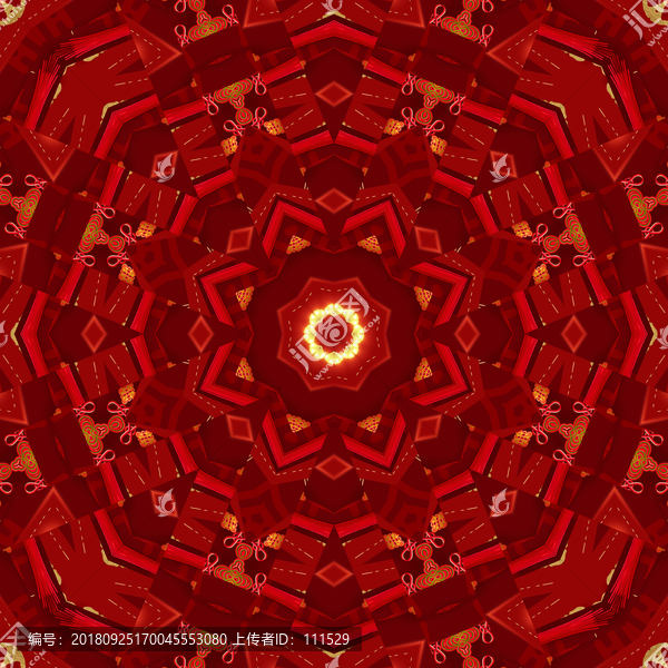 紅金婚禮舞臺(tái)