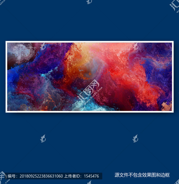 抽象油畫