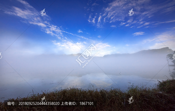 大九湖晨雾