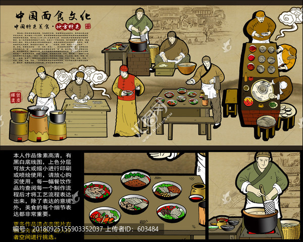 面食文化海報