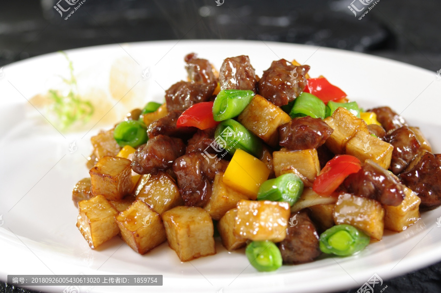 杏鲍菇牛肉粒