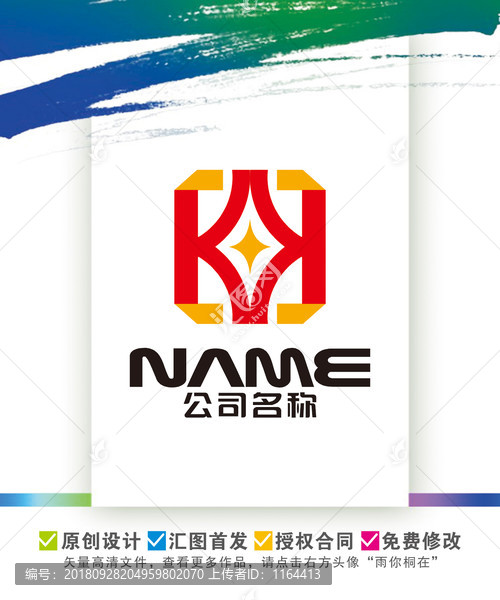 K字母家居装饰门窗家具logo