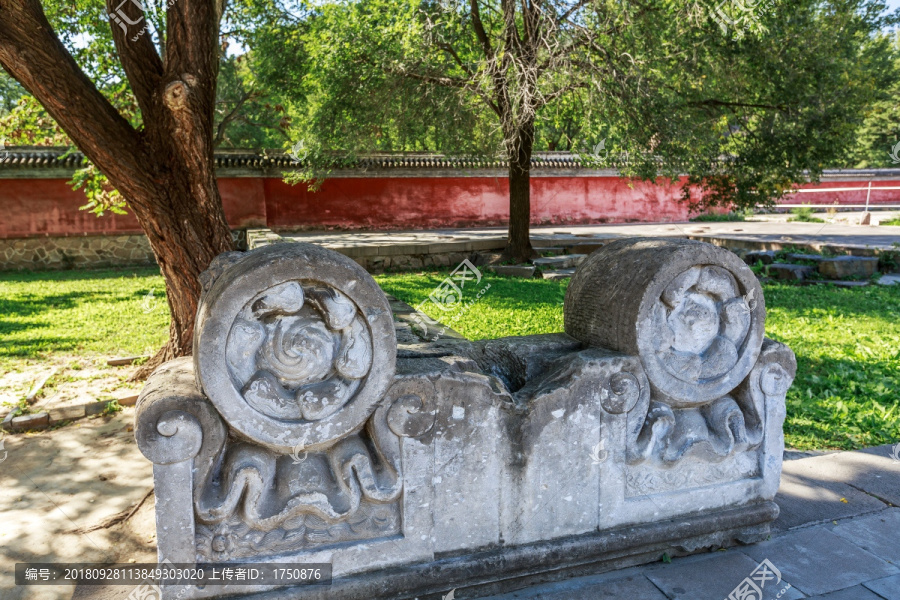 承德永佑寺清代门当