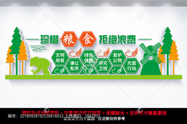 食堂文化墻