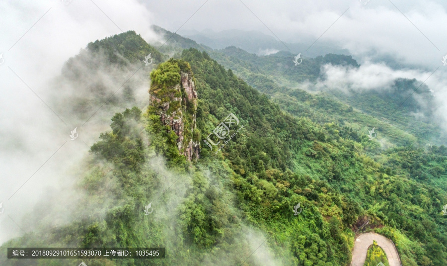 高山云雾