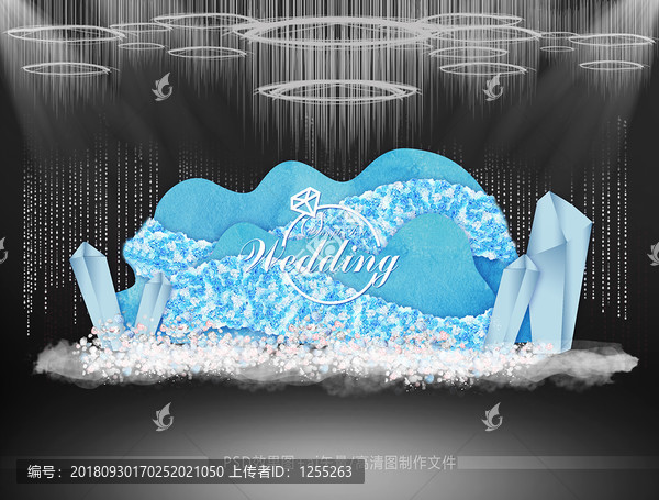 冰雪婚禮合影區(qū)