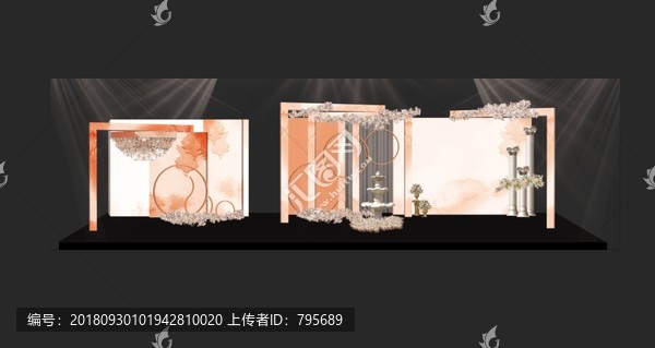 香檳粉主題婚禮