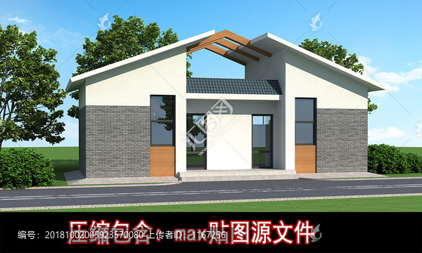 公共衛(wèi)生間模型