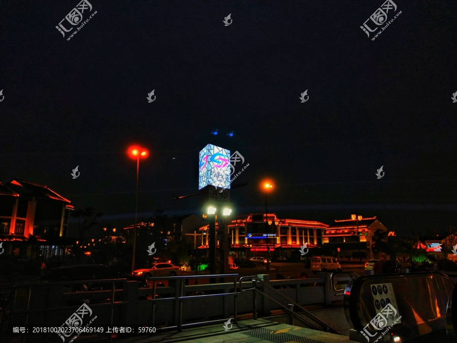 苏州平门桥夜景风光