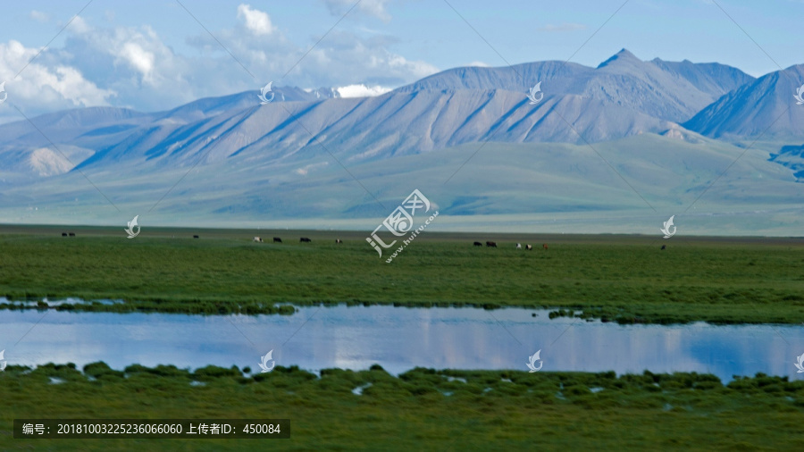 草原河流