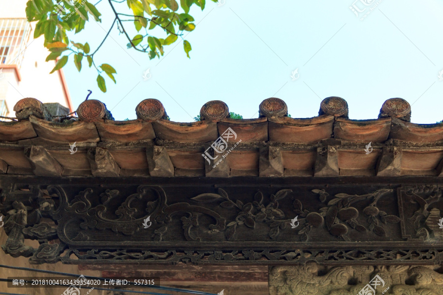 岭南古建筑瓦口板段氏宗祠