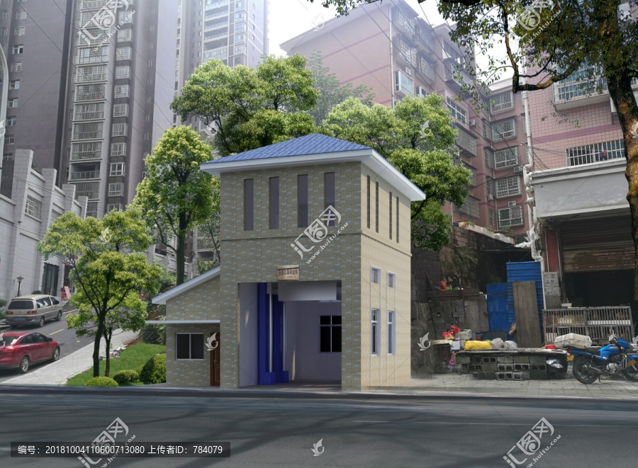 垃圾站效果圖