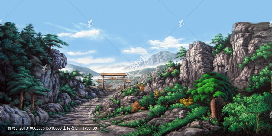 山寨背景