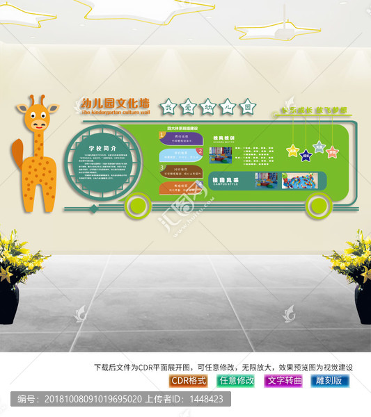 幼兒園形象墻