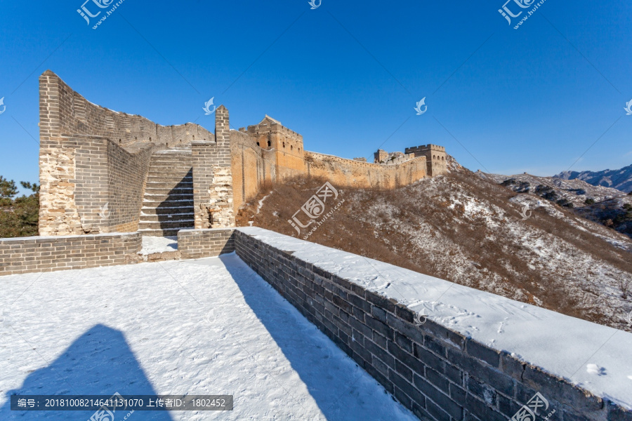 长城雪后风光