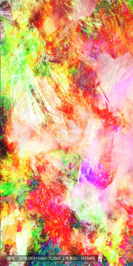 抽象油畫
