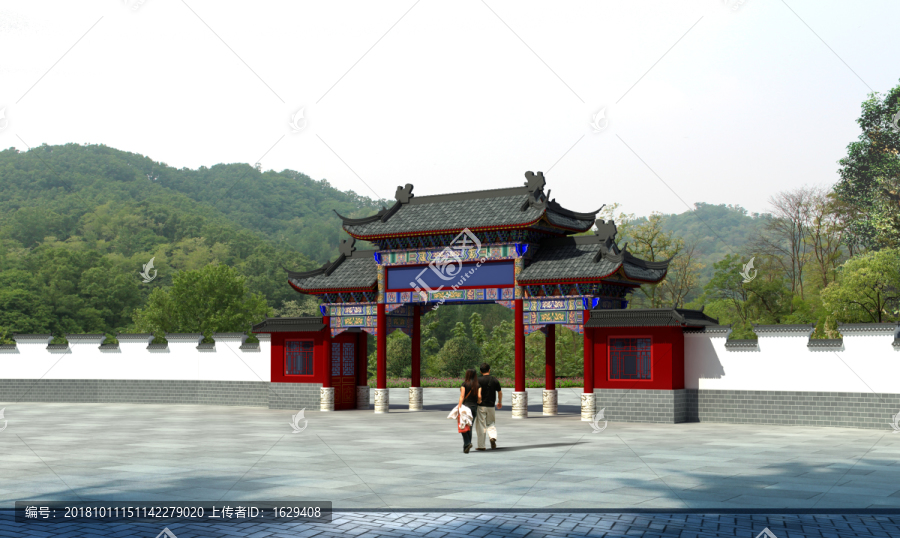 牌坊大門