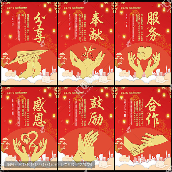 服務(wù)奉獻(xiàn)感恩鼓勵(lì)合作分享文化墻
