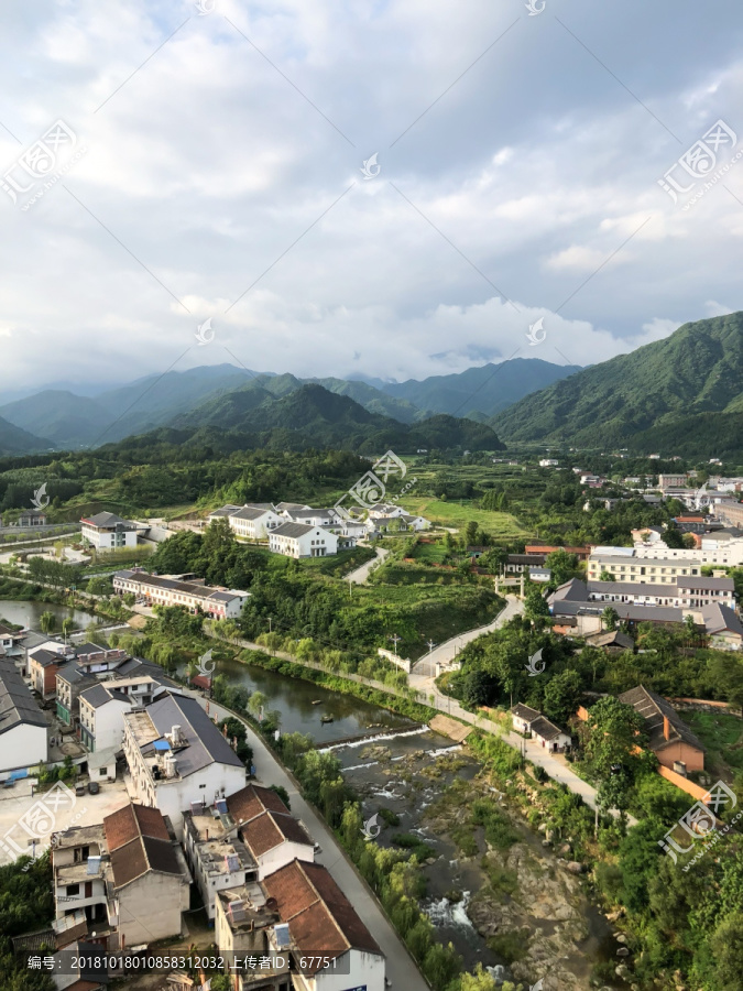 华阳古镇全景