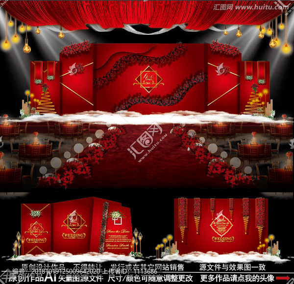 大紅色系婚禮