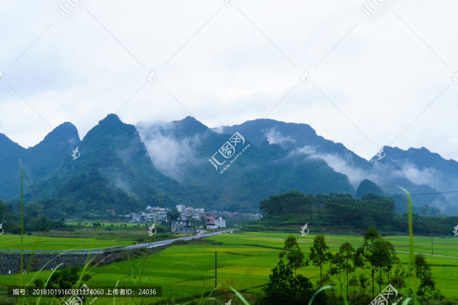 南宁上林县田野风光