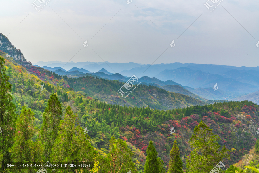 淄博潭溪山秋景