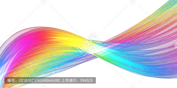 彩色发光线条光纤抽象背景纹理