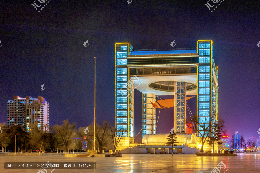 吉林省吉林市世纪广场夜景