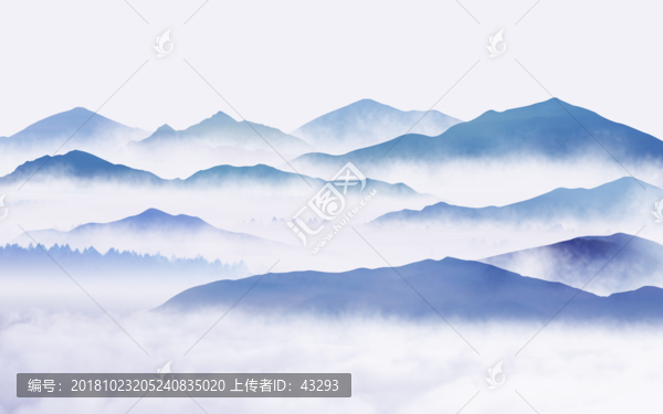 水墨山水画