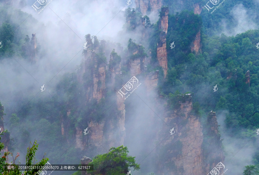 张家界高清全景图