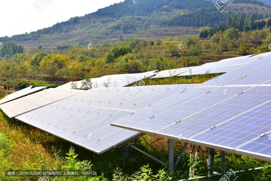 太阳能电板新农村示范园
