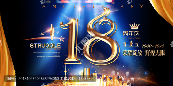 18周年
