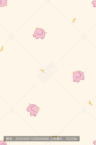 卡通圖案無縫拼接