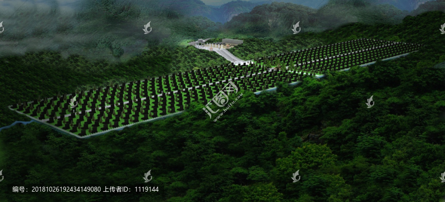 陵園效果圖