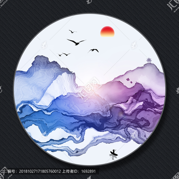 新中式裝飾畫
