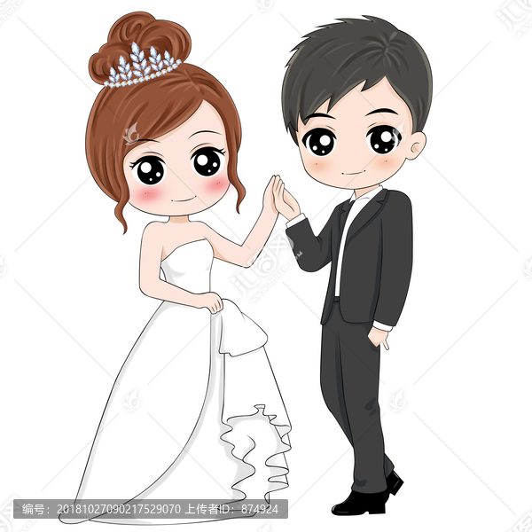 情侶婚紗頭像