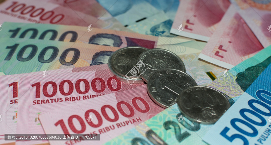 印尼钞票货币钱