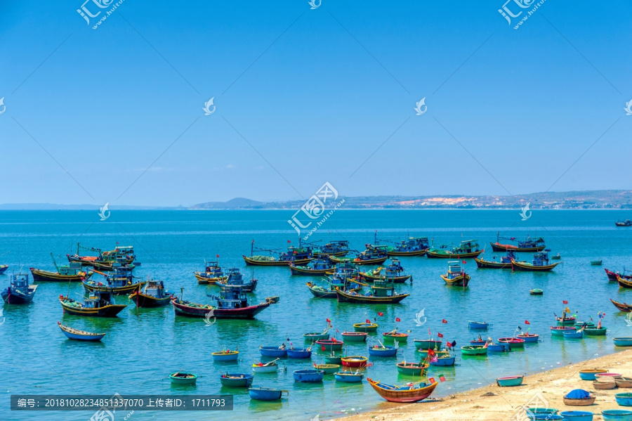越南潘切美奈渔港