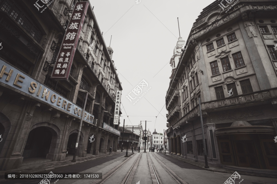 老上海民国建筑街景