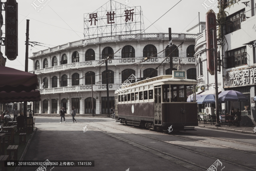 老上海民国建筑街景