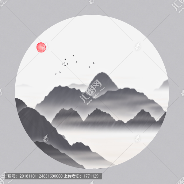 中國水墨裝飾畫