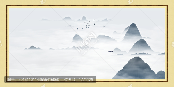 水墨意境裝飾畫