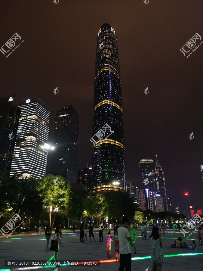 广州花城汇夜景