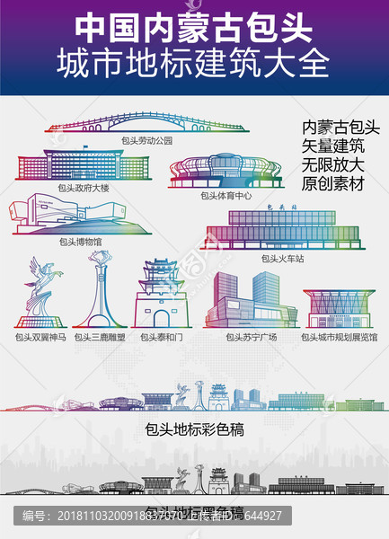 包頭城市地標建筑大全