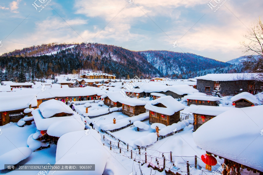 雪乡全景