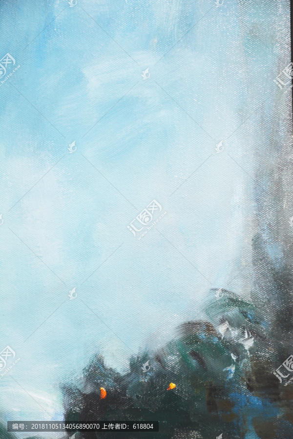 抽象油畫