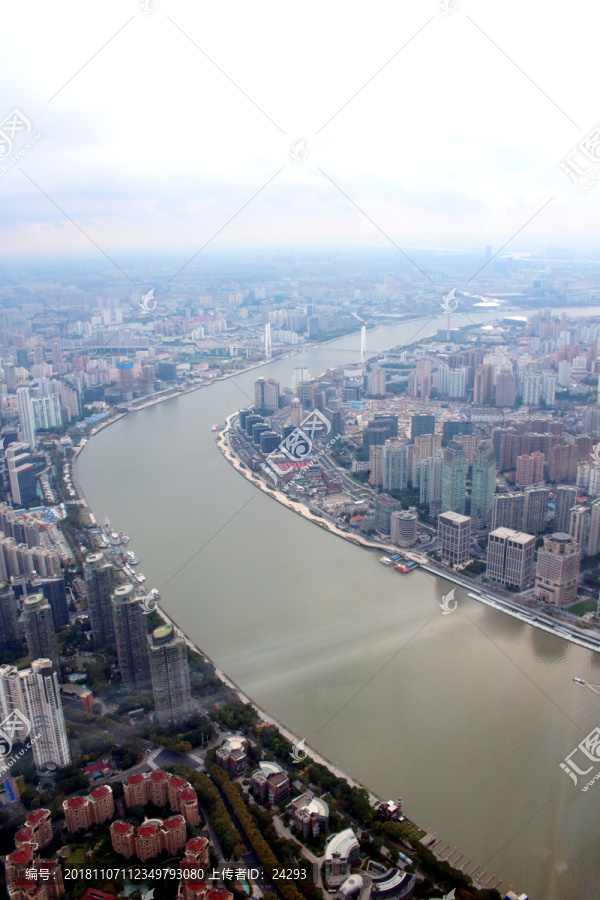 上海外滩俯览图
