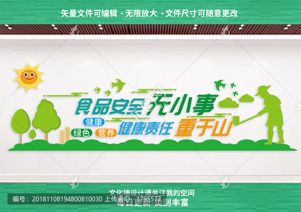 食堂文化墻