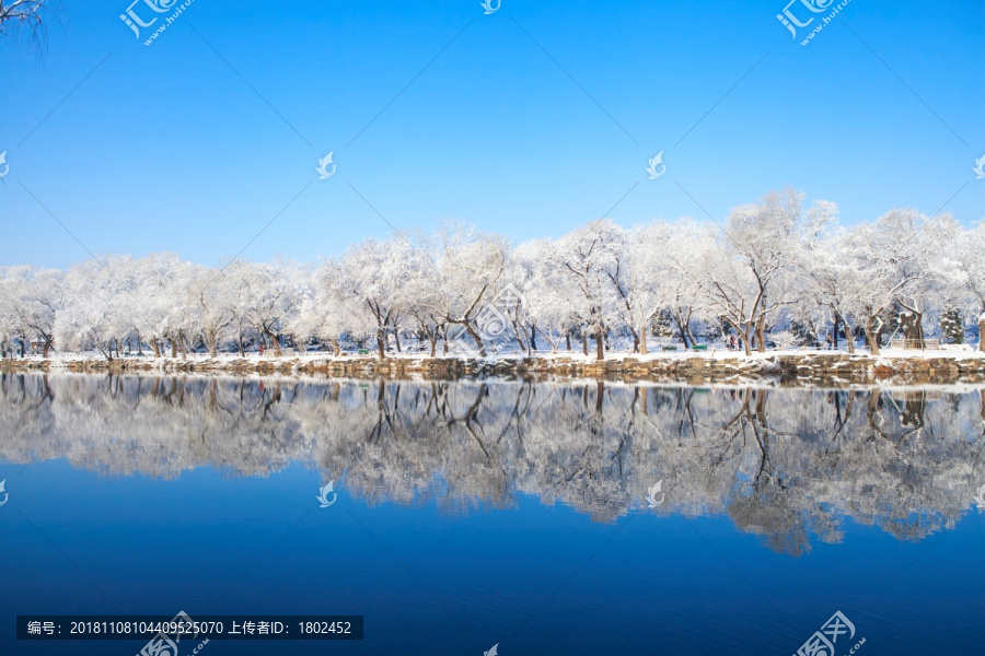 颐和园冬季雪景